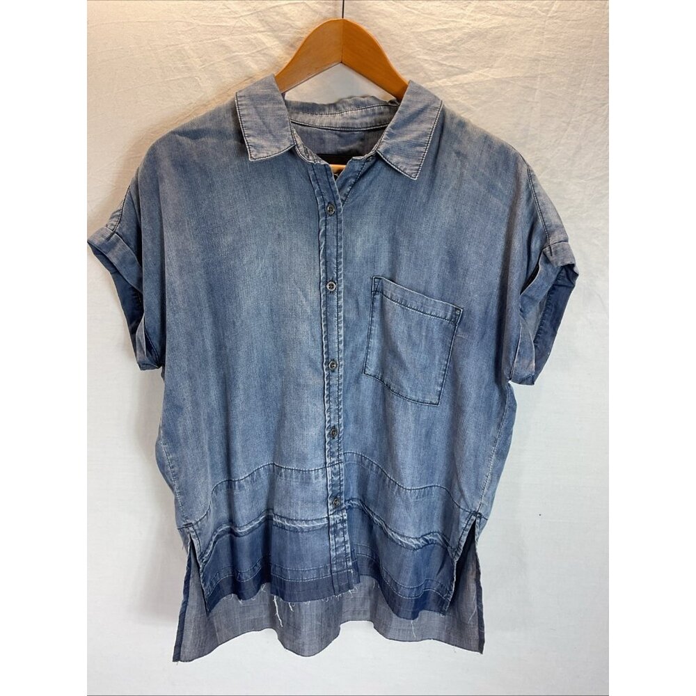 Rails Courtney Chambray Released Hem Button Up Sh… - image 1